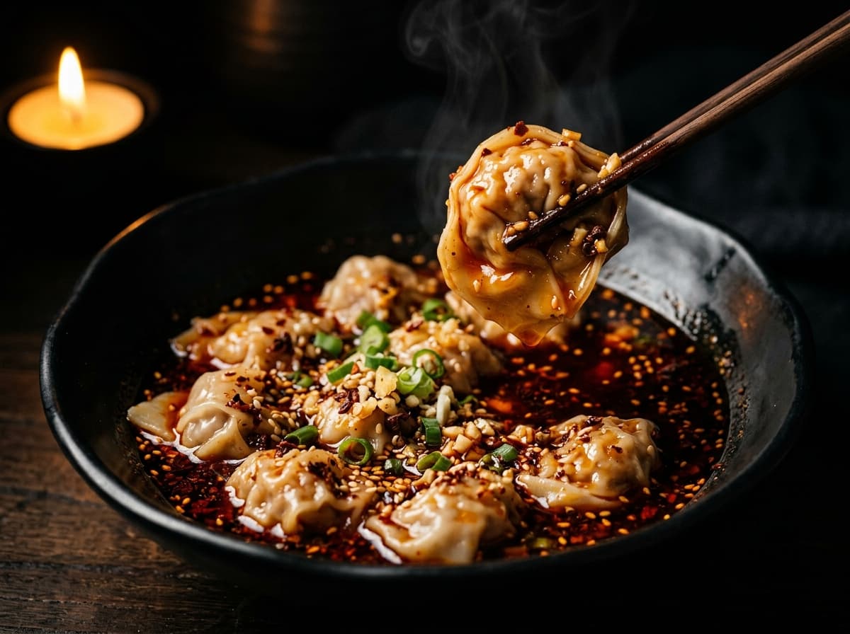 Wan Tan in Chili-Öl